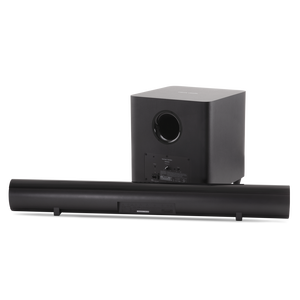 SB 26 - Black - Advanced Soundbar with Bluetooth® and powered wireless subwoofer - Detailshot 1